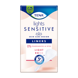 TENA Lights Sensitive Liner Light - 28 Pack